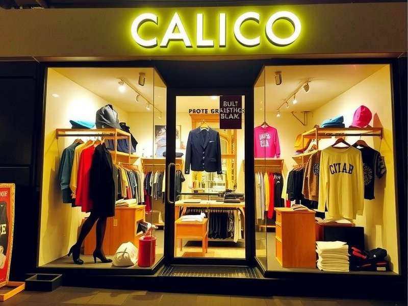 Calico Clothing factory interior